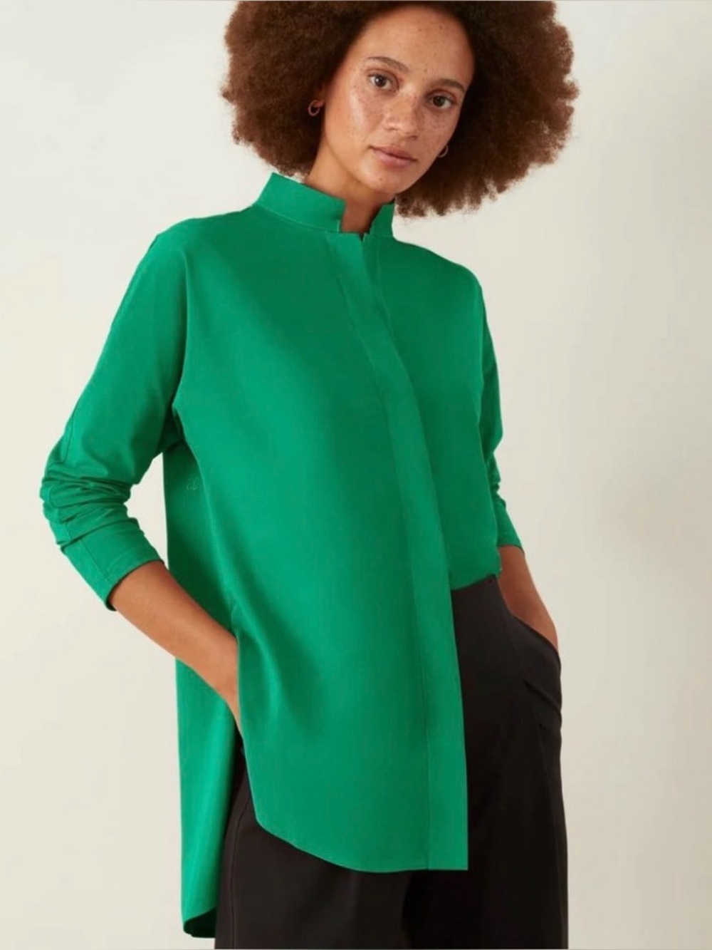 Aday Something Borrowed Shirt Limited Edition Emerald Green Size Medium